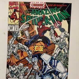AMAZING SPIDERMAN # 360 CAMEO OF CARNAGE BY DAVID MICHELINIE NEWSSTAND VARIANT